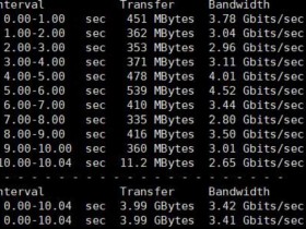 Linux系统测速工具-iperf-带宽测试