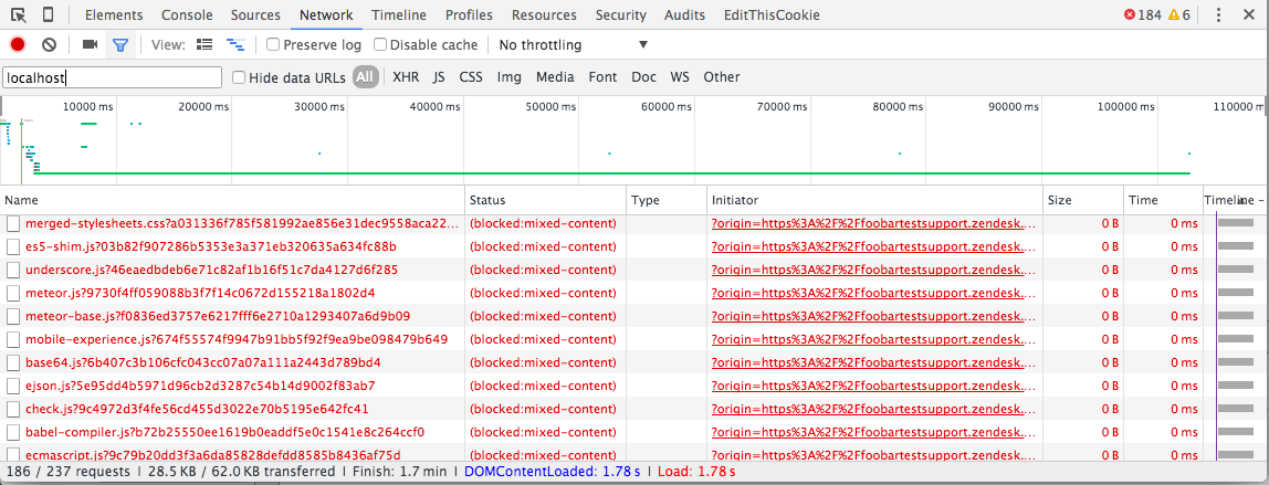 Https下请求Http资源（blocked mixed-content）