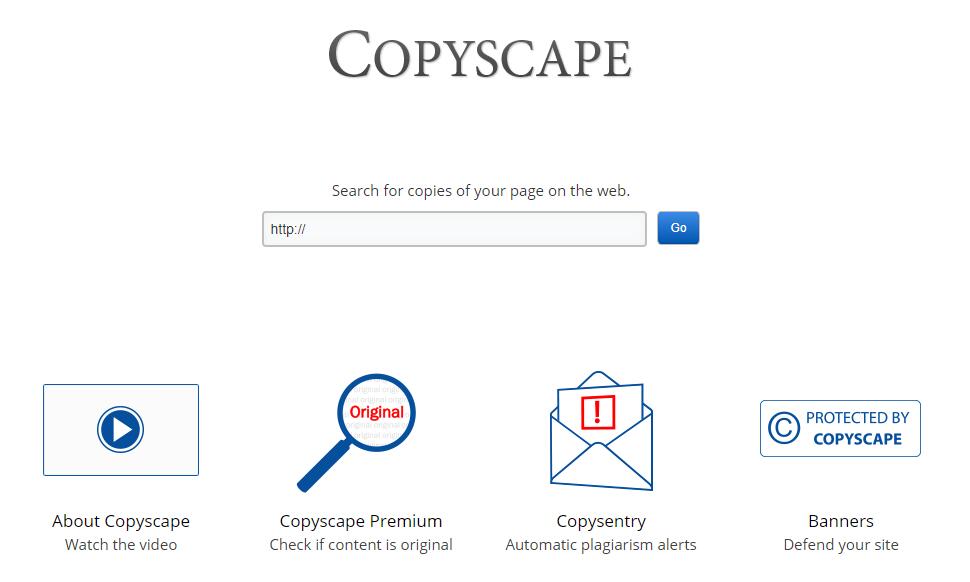 英文文章原创度检测工具——copyscape和duplichecker
