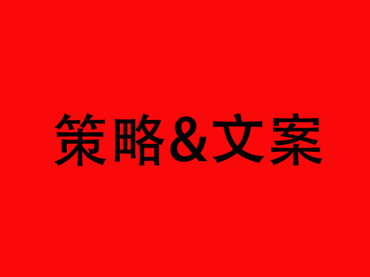 文案与策略的关系
